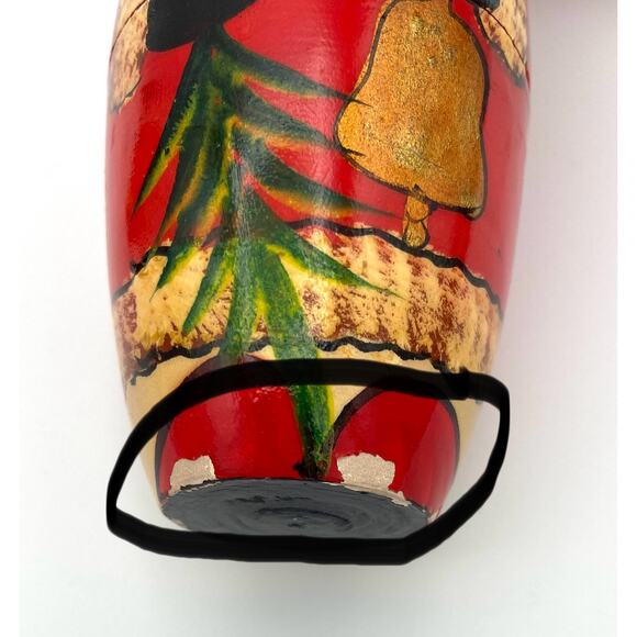 Vintage Santa Claus Wooden Nesting Dolls Set of 5 - READ - Picture 8 of 14